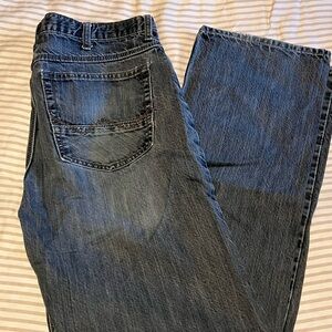 Wrangler Dark Blue Relaxed Fit Jeans